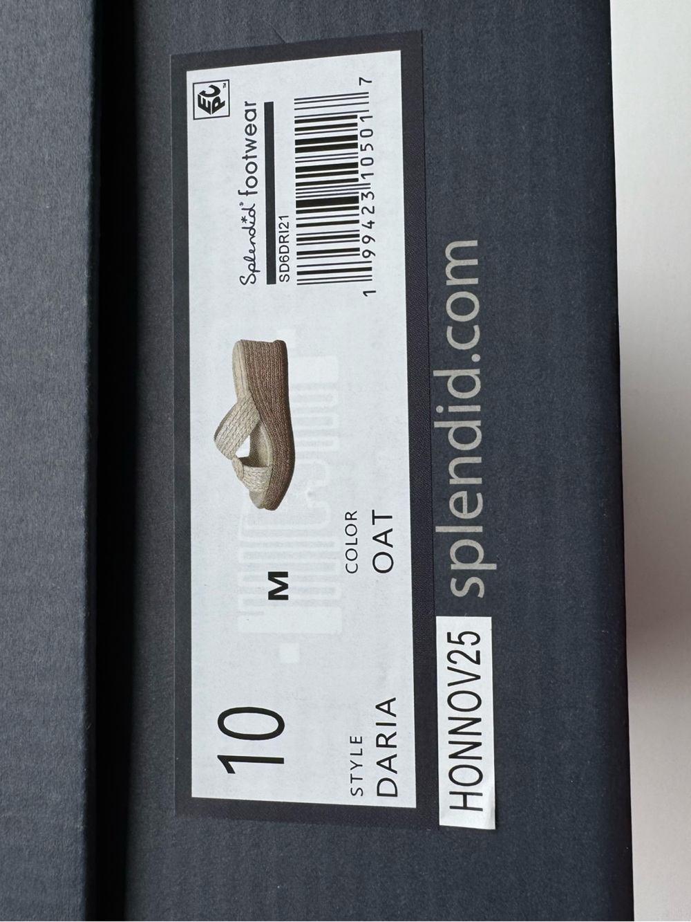 Splendid Daria White Oat Braided Espadrille Wedge Slide Sandal NIB NWT Size 10 - Picture 13 of 13